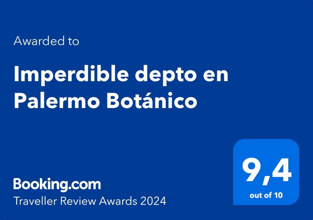 Apartament Imperdible En Palermo Botanico La Rural Seguridad 24Hs Buenos Aires Zewnętrze zdjęcie